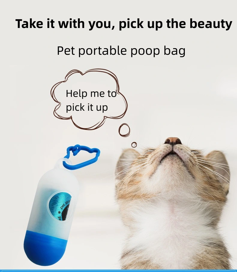 Kinpack Durable Waterproof Pet Cat Portable Waste Garbage Poop Bags Biodegradable Dog Travel Bag