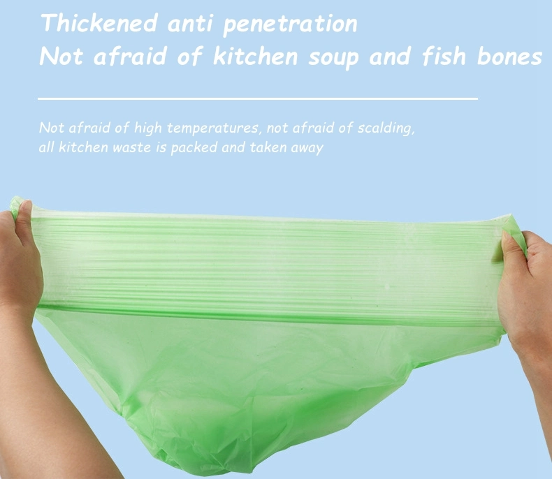 Biodegradable Free Plastic Pbat PLA 100% Compostable Cornstarch Kitchen Garbage Trash Bags