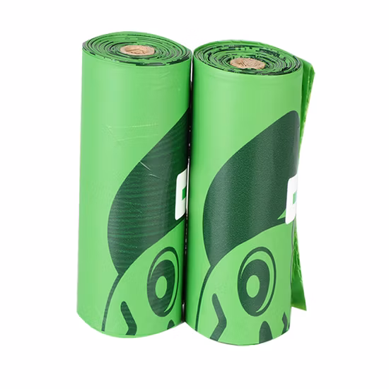 En13432 Ce Certificated Ok Compostable Biodegradable Trash Garbage Roll Bag