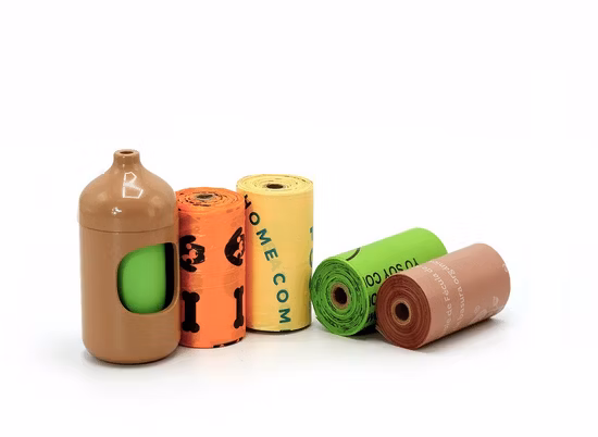Biodegradable Pet Waste Bag Custom Epi D2w Dog Poop Bag HDPE Epi Degradable Pet Waste Bag