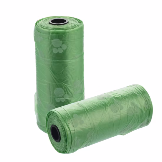 Compostable 100% Biodegradable Dog Poop Pet Products Pet Supply Waste Trash Bag Poop Garbage Bag Packaging Bag