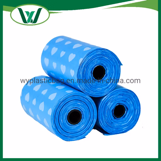 Compostable Biodegradable PVA Water-Soluble Dog Poop Bags with Holder Dispenser/Pet Waste Bags